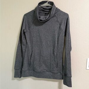 Kyodan Gray Cowl Neck Pullover Athletic Top Size PS